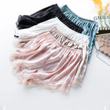 Loose Lace Shorts for Women: Comfy High-Waisted Soft Ice Silk with Alternative Style