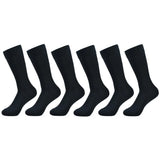 6 pairs Men's socks Black Cotton Socks
