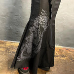 Gothic Bandage High Waist Maxi Skirt - Alt Style Clothing