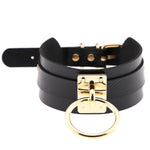Gothic Chokers Necklace PU Leather