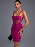 Style Sexy Lace Bandage Party Dress - Alt Style Clothing
