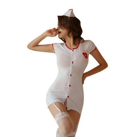 Nurse Cosplay Uniform For Ladies - Alt Style Clothing