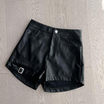 Pu Leather Tight Gothic High Waist Shorts - Alt Style Clothing
