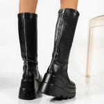 Goth High Heels Platform Boots