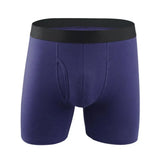 Long Cotton Breathable Boxer Shorts for Men