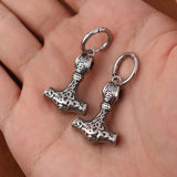 Chandler Antique A pair Of Thor's Hammer Stud Earrings