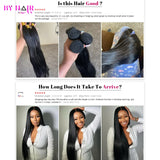 Unprocessed Peruvian Remy Straight Hair Extensions - 26-32 Inch Weave Bundles