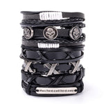 Viking Adjustable Leather Bracelet - Alt Style Clothing