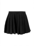 High Waist Mini Pleated Skirt