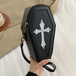 Gothic Coffin Shape Messenger Bag