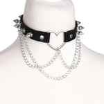 Punk Spiked Choker Necklace