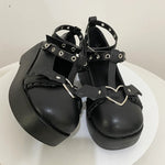 Sweet Bow Lace Women Platform Shoes Round Toe Shallow