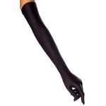 Long Elegant Party Gloves - Thin Elastic Elbow-Length Gloves