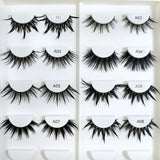 RED SIREN Wet Manga Lashes - Korean Makeup Fashion Long Thick Natural Fake Eyelashes