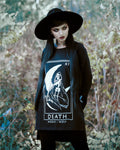 Gothic Moon Hoodie Long Sleeve Goth Sweatshirt