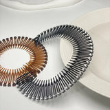 Full Circle Stretch Comb Headband - Flexible Teeth Hair Hoop