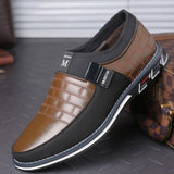 Classic Casual Men's Leather Shoes – Breathable and Stylish