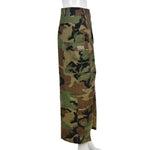 Skirt Camouflage Sexy Washed Split High Waist - Alt Style Clothing