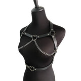 Gothic Synthetic Leather Straps Belt Chest Harness Cage