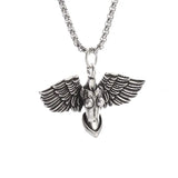 Silver Plated Captivity Bondage Goddess Pendant - Demon Girl Necklace