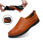 Genuine Leather Slip-On Loafers – Casual Elegance for Every Occasion