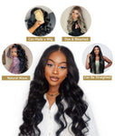 20-Inch Brazilian Body Wave Remy Hair Weave Bundles - 100% Human Hair Extensions