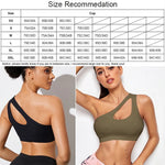 Cloud Rise One-Shoulder Yoga Bra - Quick-Dry Supportive Sports Crop Top