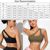 Cloud Rise One-Shoulder Yoga Bra - Quick-Dry Supportive Sports Crop Top