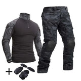 Camo Military BDU Tactical Shirt and Pants – Rugged Style Meets Alternative Fashion