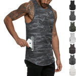 Camouflage Sport Tank Top - Lightweight Gym Running Vest