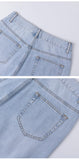 Vintage Jeans Women High Waist Y2K Streetwear 90S