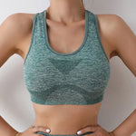 Push-Up Sports Bra - Quick-Dry Fitness Vest Top