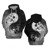 Skull 3D Print Men's Hoodie