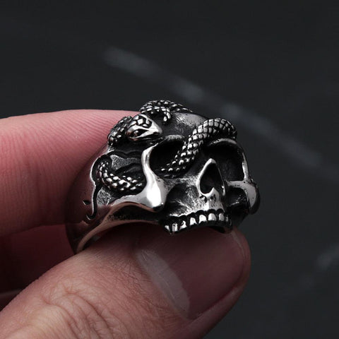 Vintage Gothic Unique Skull Ring