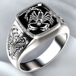 Gothic Punk Scorpion Retro Ring