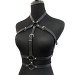 Gothic Synthetic Leather Straps Belt Chest Harness Cage