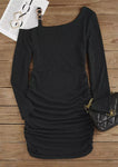 Cold Shoulder Bodycon Mini Sweater Dress - Alt Style Clothing