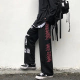 Straight Casual Goth Pants for Men - Featuring a Unique and Edgy Style for a Standout Look