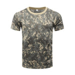 Camouflage T-shirt Short Sleeve Military