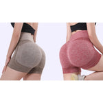 Stay Active and Stylish with High Waist Push Up Sports Shorts for Women: Perfect for Cycling, Jogging, and Gym Workouts