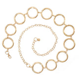 Bold Metal Chain Belt with Large Rings – Statement Accessory for Skirts, Coats & Dresses