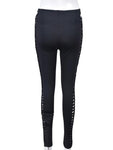 Sexy Punk Gothic Leggings Ripped Design and Bandage Detailing - Alt Style Clothing