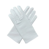 Military Parade Performance Leather Gloves - Cosplay Wrist-Length Gloves