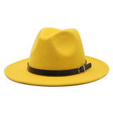 Wool Blend Fedora Jazz Hat – Stylish Outdoor Hat