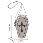 Gothic Coffin Shape Messenger Bag