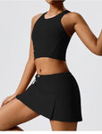 2-piece Tennis 2 Piece Set With Skirt And Top