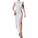 Elegant Black Sleeveless Bandage Sexy Dress - Alt Style Clothing