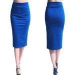 Sleek Office-Ready Pencil Skirt – Stretch Bodycon Midi for Streetwear Style