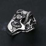 Vintage Gothic Unique Skull Ring – Stainless Steel Punk Style