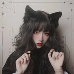 Cat Ears Anime Cosplay Headband - Cute Polyester Hair Accessory